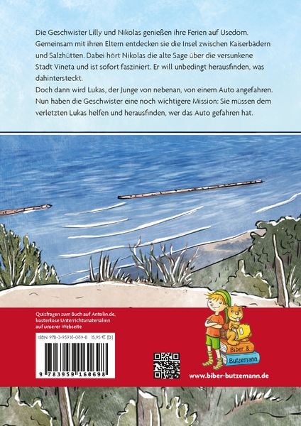 Produktbild: Sagenhafte Ferien auf Usedom - Lilly, Nikolas und das Geheimnis der versunkenen Stadt