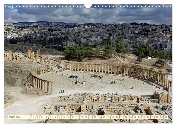 Produktbild: Urlaub in JORDANIEN (Wandkalender 2026 DIN A3 quer), CALVENDO Monatskalender
