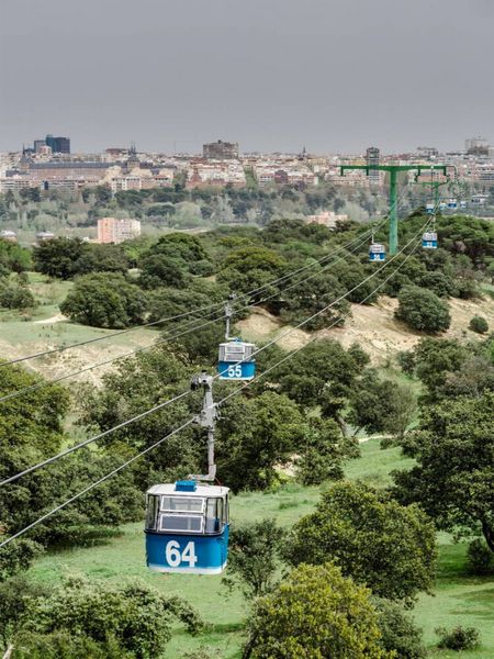 Produktbild: CALVENDO Puzzle Seilbahn Madrid | 1000 Teile Lege-Gr&ouml;&szlig;e 64x48cm Foto-Puzzle f&uuml;r gl&uuml;ckliche Stunden