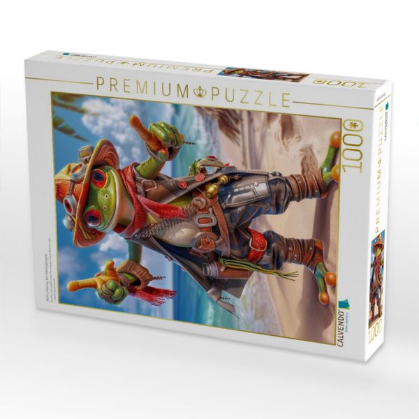 Produktbild: CALVENDO Puzzle Nicht schleimig. Nur stilvoll gl&auml;nzend | 1000 Teile Lege-Gr&ouml;&szlig;e 64x48cm Foto-Puzzle f&uuml;r gl&uuml;ckliche Stunden