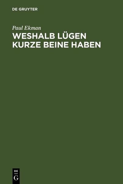 Produktbild: Weshalb L&uuml;gen kurze Beine haben