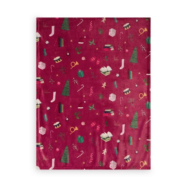 Produktbild: Fleecedecke Nussknacker 130 cm x 170 cm