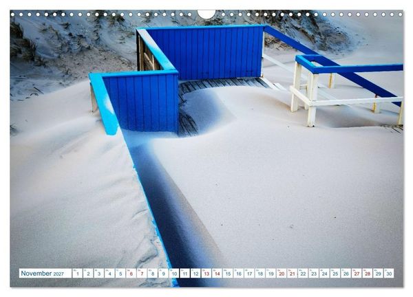 Produktbild: Strand-Einsamkeit. Ein Sylter Winter (Wandkalender 2027 DIN A3 quer), CALVENDO Monatskalender