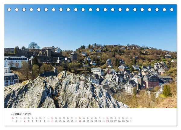 Produktbild: Blicke in die Eifel (Tischkalender 2026 DIN A5 quer), CALVENDO Monatskalender