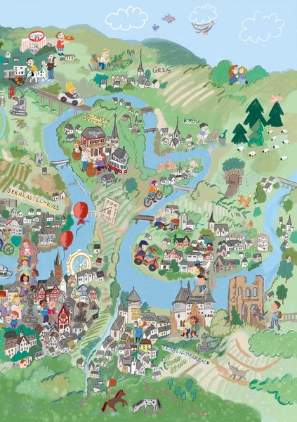 Produktbild: Unser Mosel-Wimmelbuch