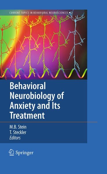 Produktbild: Behavioral Neurobiology of Anxiety and Its Treatment
