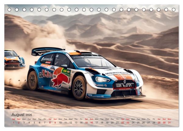 Produktbild: The ultimate sporty driving experience (Desk Calendar 2026 DIN A5 landscape), CALVENDO 12 Month DeskCalendar