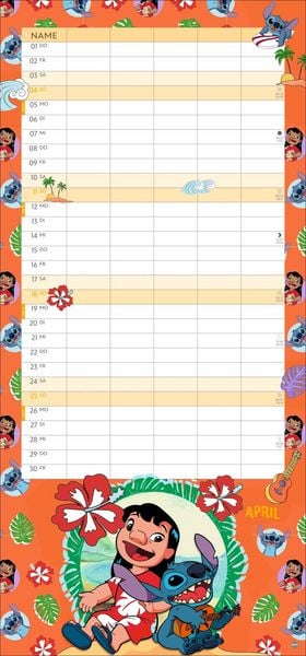 Produktbild: Stitch Familienplaner 2027