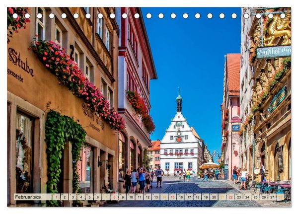 Produktbild: 12 wundersch&ouml;ne Sehensw&uuml;rdigkeiten in Deutschland (Tischkalender 2026 DIN A5 quer), CALVENDO Monatskalender