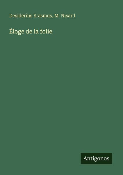 Produktbild: &Eacute;loge de la folie