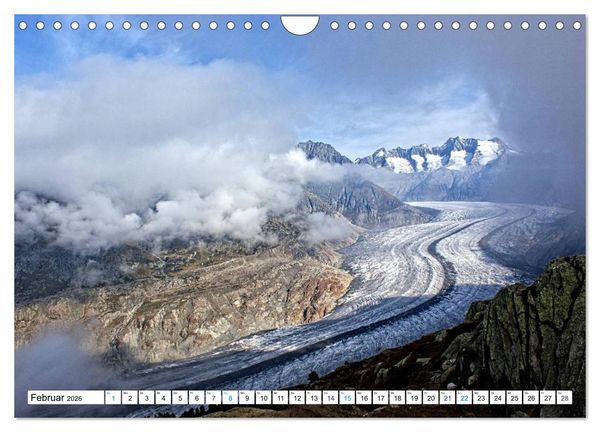 Produktbild: Gr&uuml;ezi . Landschaften in der Schweiz (Wandkalender 2026 DIN A4 quer), CALVENDO Monatskalender