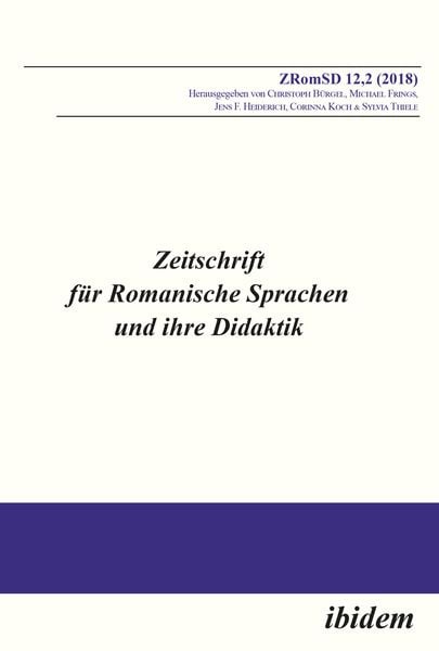 Produktbild: Zeitschrift f&uuml;r Romanische Sprachen und ihre Didaktik