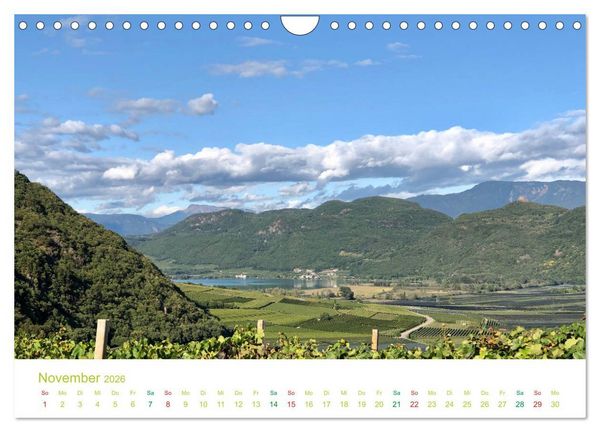 Produktbild: Der Kalterer See - Sch&ouml;nheit in S&uuml;dtirols S&uuml;den (Wandkalender 2026 DIN A4 quer), CALVENDO Monatskalender