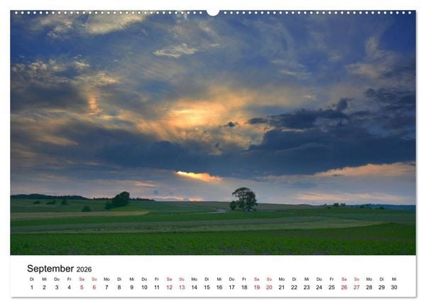 Produktbild: SCHW&Auml;BISCH-BADISCHE LANDSCHAFTEN (hochwertiger Premium Wandkalender 2026 DIN A2 quer), Kunstdruck in Hochglanz