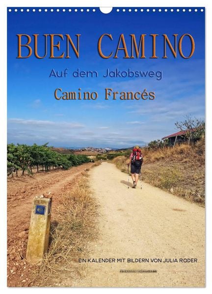 Produktbild: Buen Camino - Auf dem Jakobsweg - Camino Franc&eacute;s (Wandkalender 2026 DIN A3 hoch), CALVENDO Monatskalender