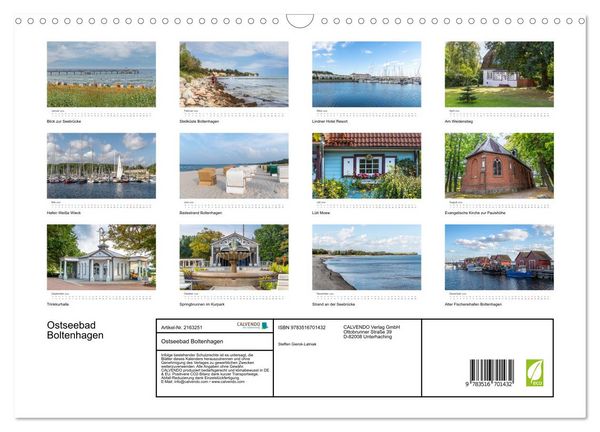Produktbild: Ostseebad Boltenhagen (Wandkalender 2026 DIN A3 quer), CALVENDO Monatskalender