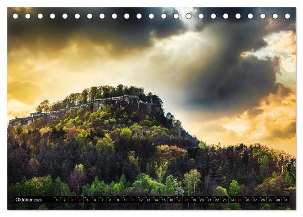 Produktbild: Bilder aus dem Nationalpark S&auml;chsische Schweiz (Tischkalender 2026 DIN A5 quer), CALVENDO Monatskalender