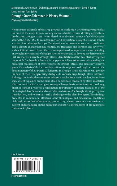 Produktbild: Drought Stress Tolerance in Plants, Vol 1