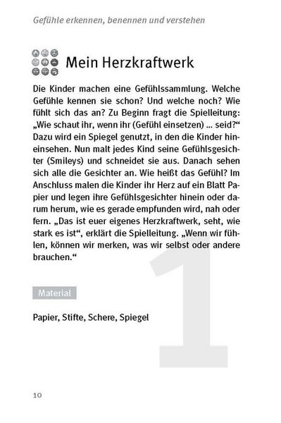 Produktbild: Die 50 besten Spiele zu Gef&uuml;hlen und emotionalen Kompetenzen f&uuml;r 4- bis 8-J&auml;hrige