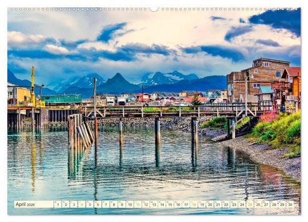 Produktbild: B&uuml;hne frei f&uuml;r - Alaska (hochwertiger Premium Wandkalender 2026 DIN A2 quer), Kunstdruck in Hochglanz