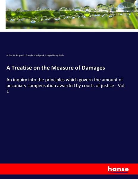 Produktbild: A Treatise on the Measure of Damages