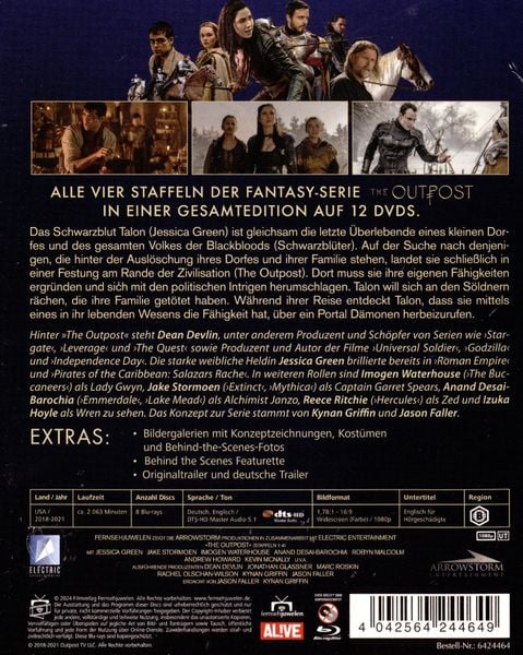 Produktbild: The Outpost - Die komplette Serie (Alle 4 Staffeln) (Fernsehjuwelen) [8 BRs]