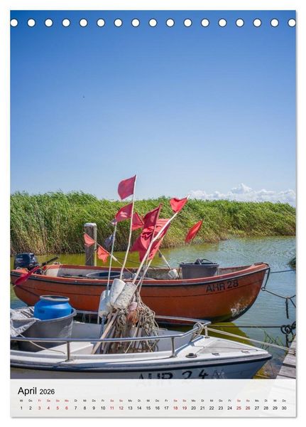 Produktbild: Fischland-Dar&szlig;-Zingst - Im Licht des Nordens (Tischkalender 2026 DIN A5 hoch), CALVENDO Monatskalender