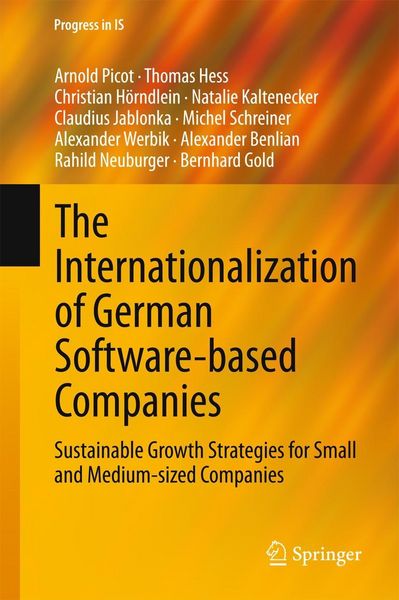 Produktbild: The Internationalization of German Software-based Companies