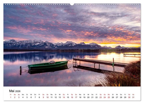 Produktbild: Naturwelten in Deutschland - Von Norden bis S&uuml;den (Wandkalender 2026 DIN A2 quer), CALVENDO Monatskalender