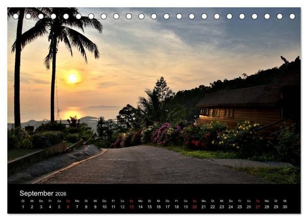 Produktbild: Koh Samui (Tischkalender 2026 DIN A5 quer), CALVENDO Monatskalender