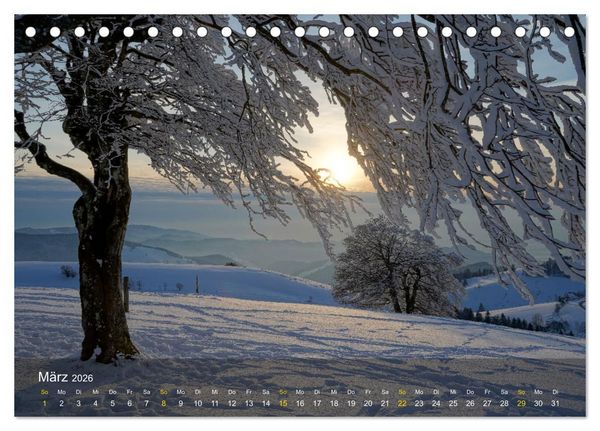 Produktbild: Faszination Schwarzwald (Tischkalender 2026 DIN A5 quer), CALVENDO Monatskalender