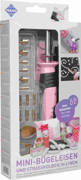 Produktbild: PEBARO 0211 - Mini-B&uuml;geleisen und Strasskolben in Einem