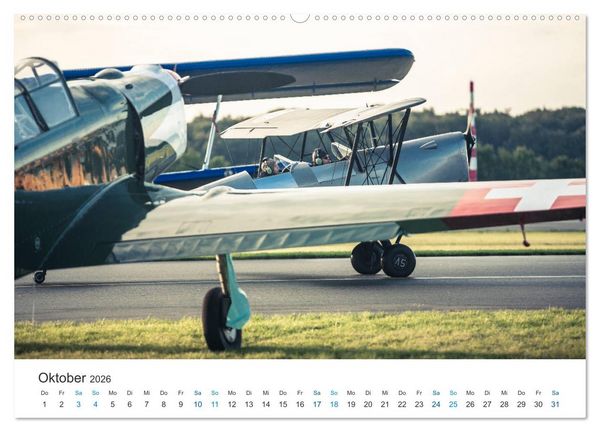 Produktbild: AVIATION CLASSICS seen by custompix.de (Wandkalender 2026 DIN A2 quer), CALVENDO Monatskalender