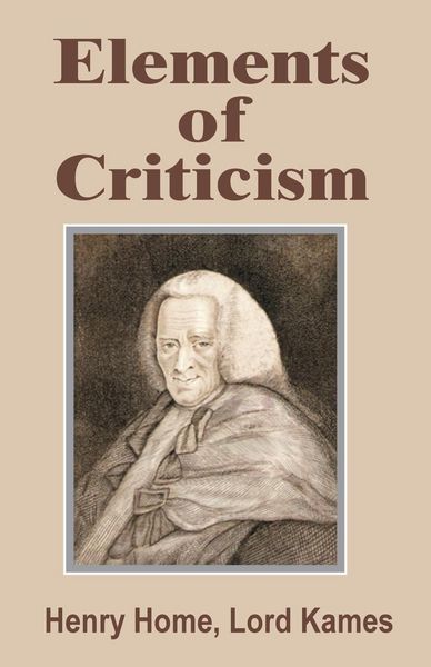 Produktbild: Elements of Criticism
