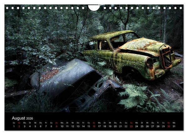 Produktbild: Automobile im Herbst (Wandkalender 2026 DIN A4 quer), CALVENDO Monatskalender
