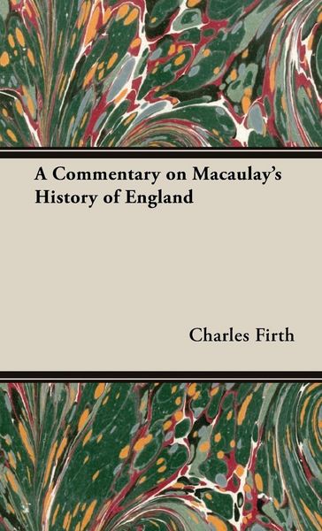 Produktbild: A Commentary on Macaulay's History of England