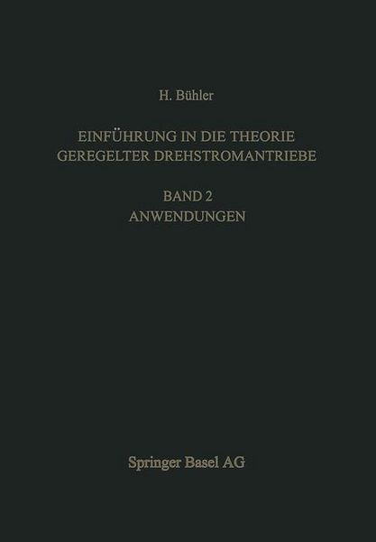 Produktbild: Einf&uuml;hrung in die Theorie Geregelter Drehstromantriebe