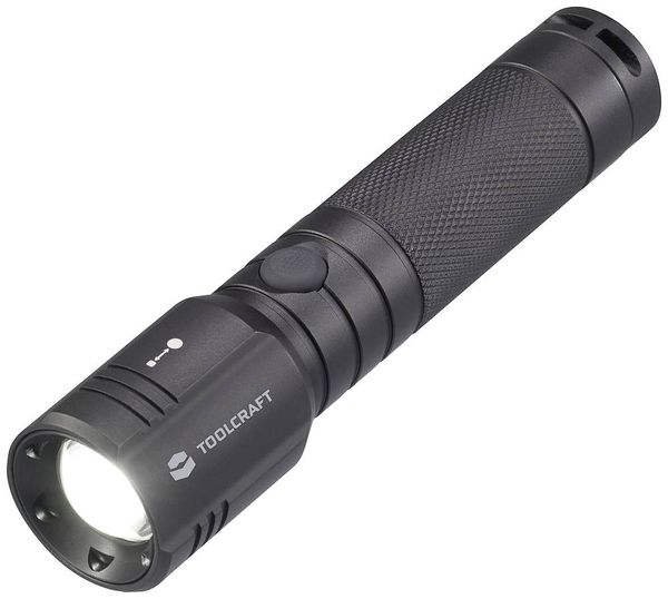 Produktbild: TOOLCRAFT TO-7838451 SMD LED Taschenlampe verstellbar batteriebetrieben 300lm 12h 121g
