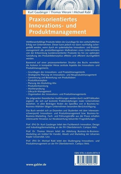 Produktbild: Praxisorientiertes Innovations- und Produktmanagement