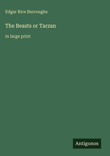 Produktbild: The Beasts or Tarzan