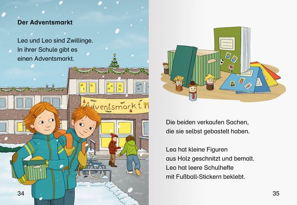 Leserabe 1. Lesestufe - Weihnachtsgeschichten