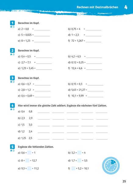 Produktbild: Klett 10-Minuten-Training Mathematik Rechnen mit Dezimalbr&uuml;chen 6. Klasse