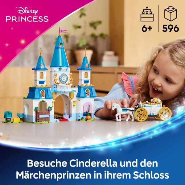 LEGO ǀ Disney Princess Cinderellas Schloss und Pferdekutsche Set 43275