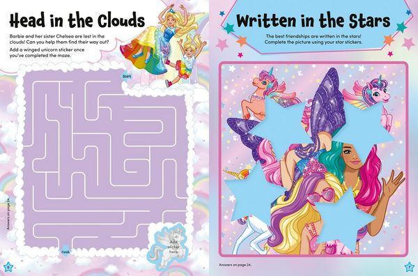 Produktbild: Barbie: Barbie Unicorn Magic Sticker Activity Book