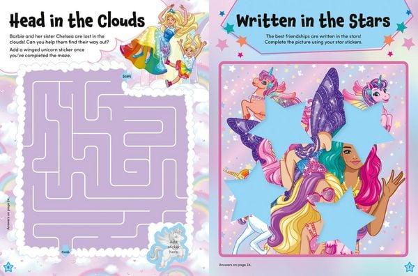Produktbild: Barbie Unicorn Magic Sticker Activity Book