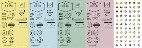 Produktbild: GuideMe Reisetagebuch Travel Diary &bdquo;Illustration&ldquo;