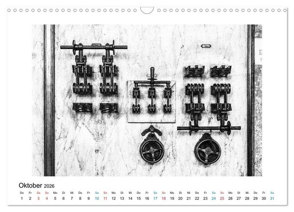 Produktbild: Die gro&szlig;e Stille &ndash; Industriekultur im Revier (Wandkalender 2026 DIN A3 quer), CALVENDO Monatskalender