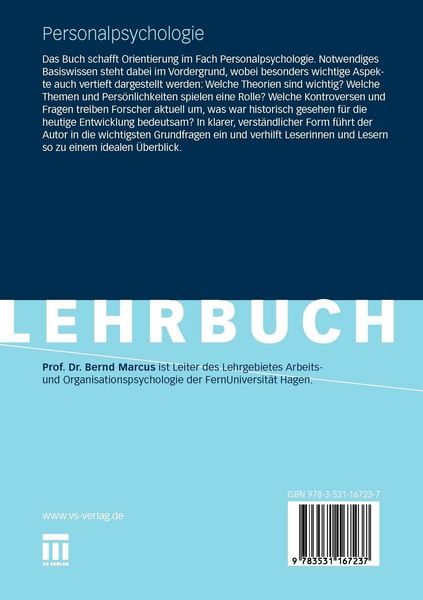 Produktbild: Personalpsychologie