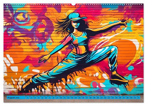 Produktbild: Lebensart Hip Hop (hochwertiger Premium Wandkalender 2026 DIN A2 quer), Kunstdruck in Hochglanz