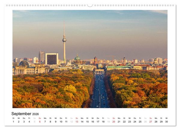 Produktbild: Berlin - Portrait einer Hauptstadt (hochwertiger Premium Wandkalender 2026 DIN A2 quer), Kunstdruck in Hochglanz
